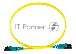 Патч-корд Panduit F92ELQ1Q1SNM003 2x9/125 OS1/OS2 LC push-pull-LC push-pull 3м LSZH желтый