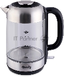 Чайник электрический Domfy DSM-EK401 1.8л. 2200Вт черный/прозрачный (корпус: стекло), вид 21