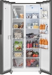 Холодильник Weissgauff WSBS 500 Inverter NoFrost Dark Grey двухкамерный 270/180л морозилка слева, No Frost, Side by Side, вид 39