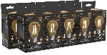 Лампа светодиодная филаментная Gauss Filament 18Вт цок.:E27 груша св.свеч.бел.теп. (упак.:10шт), вид 4