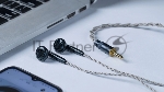 Наушники вкладыши Fiio FF5 1.2м черный проводные в ушной раковине, вид 14