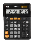 Калькулятор настольный Deli EM888 черный 12-разр.