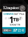 Флеш карта SDXC 1Tb Kingston SDG4/1Tb Canvas Go! Plus w/o adapter