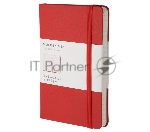 Блокнот Moleskine CLASSIC MM710R Pocket 90x140 мм, 192 страниц, линейка, твердая обложка, красный