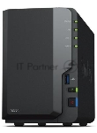 СХД настольное исполнение SYNOLOGY 2BAY NO HDD DS223