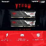 Оперативная память Patriot Viper Venom, DDR5, 64GB (2x32GB), 6000MHz, CL36, DIMM, с радиаторами, черный