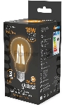 Лампа светодиодная филаментная Gauss Filament 18Вт цок.:E27 груша св.свеч.бел.теп. (упак.:10шт), вид 3