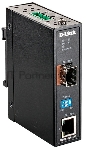 Промышленный медиаконвертер D-Link DIS-M100G-SW/A1A с 1 портом 100/1000Base-T и 1 портом 100/1000Base-X SFP
