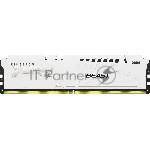 Оперативная память Kingston Fury Beast White, DDR5, 16Gb (1x16 Gb), 6800 MHz, CL34, радиатор, белый