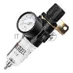 Фильтр-регулятор FR1500, 10 бар, 1500 л/мин, 1/4" Denzel