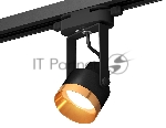 Светильник Ambrella light XT6602044 PBK/PYG черный полированный/золото желтое полированное MR16 GU10 (C6602, N6134)