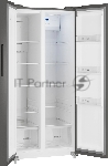Холодильник Weissgauff WSBS 500 Inverter NoFrost Dark Grey двухкамерный 270/180л морозилка слева, No Frost, Side by Side, вид 36