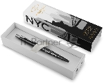 Ручка шариковая Parker Jotter Global Icons SE New York CT K179 (2187554) черная, M, синие чернила, подарочная коробка
