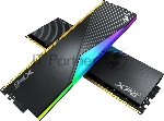 Оперативная память XPG Lancer, DDR5, 32Gb (2x16GB), 8000MHz, CL38, DIMM, с радиаторами, RGb черный, вид 8