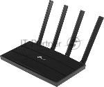 Роутер TP-Link AX1500 Dual-Band Wi-Fi 6 RouterSPEED: 300 Mbps at 2.4 GHz + 1201Mbps at 5 GHzSPEC: 4× Antennas, 1GHz Dual Core CPU, 1× Gigabit WAN Port + 3× Gigabit LAN Ports, 1024-QAM, OFDMAFEATURE: Tether App, WPA3, Access Point Mode, IPv6 Supported, IPTV, Bea