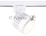 Трековый однофазный светильник Ambrella light GL5348 WH белый GX53 D100*80