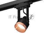 Светильник Ambrella light XT6602045 PBK/PPG черный полированный/золото розовое полированное MR16 GU10 (C6602, N6135)
