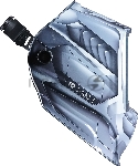 Маска сварщика «Хамелеон»FUBAG ULTIMA 5-13 Panoramic Silver (зона обзора 100 мм х 93 мм) [992520], вид 7