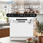 Посудомоечная машина Vitek VT-DT506, белый, 55 см, 8 компл., сушка конденсационная, 58 дБ, класс A+, вид 13