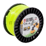 Леска для триммера квадрат, 2,4мм х 175м, на DIN катушке FLEX CORD Denzel