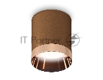 Светильник Ambrella Light XS6304012 SCF/PPG кофе песок/золото розовое полированное MR16 GU5.3 (C6304, N6135)