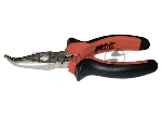 Утконосы MATRIX 17460длинногубцы black nickel 180мм изогнутые двухкомпонентные рукоятки