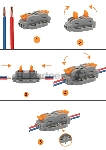 Клемма СМК проходная Rexant 2 полюса, с монтажной площадкой (0,08-4 мм²), серый (блистер 5 шт./уп.)
