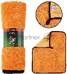 Салфетка LI-SA LS0114 из суперплотной микрофибры для чистки, сушки и полировки кузова 32х43см, высокий ворс, плотность 750г/м2 48880