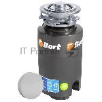 Измельчитель пищевых отходов Bort TITAN 4000 (Control) Мощность л.с. 0,75; 560 Вт; 4,2 кг/мин; 3200 об/мин; 1400 мл; Металл;набор аксессуаров 5 шт [93410242]