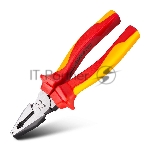 Плоскогубцы Deli DL512007 диэлектрические комбинированные, 180 мм, сталь Cr-V, сертификат VDE для работ под напряжением до 1000 В