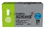 Картридж струйный Cactus CS-3ED67A 712 голубой (29 мл) для HP DJ T230/630