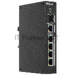 Коммутатор Dahua DH-PFS3106-4T, 4×100 Мбит/с + 1×1 Гбит/с + 1×1 Гбит/с SFP, неуправляемый