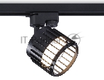 Трековый однофазный светильник Ambrella light GL5349 BK черный GX53 D100*80