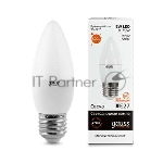 Лампа светодиодная LED Gauss Elementary Candle E27 8Вт 3000К