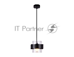Светильник Ambrella light TR3646 BK/CL черный/прозрачный E27 max 40W D180*950