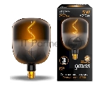 Лампа светодиодная Gauss Filament V140 5W 200lm 1800К Е27 black-clear flexible LED