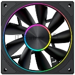 Вентилятор для корпуса Eurocase EU-FN120ARGB2002_8+18 BL YF12023 Black,120 ARGB fan 3pin+AURA 5V3pin female and male connector with brown box,3pcs in