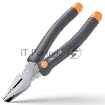 Пассатижи "Home Series Gray" Deli HT2007C 180мм, эксклюзивный дизайн, рукоятка из высококачественного софттач пластика