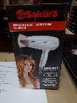 (Поврежденная упаковка) Фен электро SAKURA SA-4042W 2000-2200Вт 3 температуры нагрева, 2 скор.