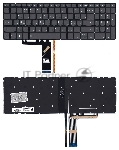 Клавиатура для ноутбука Lenovo IdeaPad S340-15 черная с подсветкой