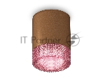 Светильник Ambrella Light XS6304021 SCF/PI кофе песок/розовый MR16 GU5.3 (C6304, N6152)