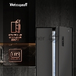 Холодильник Weissgauff WSBS 500 Inverter NoFrost Dark Grey двухкамерный 270/180л морозилка слева, No Frost, Side by Side, вид 24