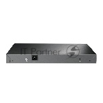 Коммутатор TP-Link 24-port Gigabit Managed PoE switch with 4 10G SFP+ ports, support 802.3af/at PoE, 1 console port, 19-inch rack mount, support L2/L2+ features.