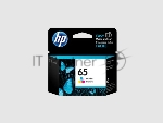 Картридж HP 65 струйный трехцветный (100 стр)