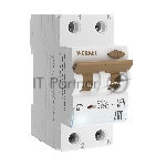 Дифференциальный автомат Werkel 1P+N 25 A 30 mА 6 kА C А W922P256