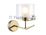 Настенный светильник Ambrella light LH57010 BS/FR латунь/белый матовый E14 max 40W 280*150*220