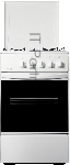 Плита газовая Лада Nova RG 24044 W белый, конфорок 4 газовых, духовка 50 л, 50 см x 85 см x 60 см