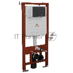 Инсталляция усиленная BAU IDEAL, клавиша BAU Strike, черная матовая