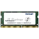 Оперативная память Patriot, DDR4, 8GB (1x8 GB), 2400 MHz, CL17, SO-DIMM
