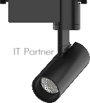 Светильник трековый цилиндр Gauss 6W 600lm 4000K 180-220V IP20 45x155мм черный линза 36º LED, вид 3